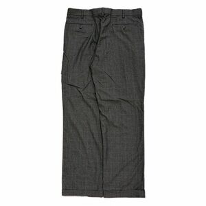 Roundtree & Yorke TravelSmart Pants Mens 36x30 Gray Dress Slacks Pleated Stretch